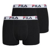 FILA 2P Urban Boxers Svart bomull Large Herre