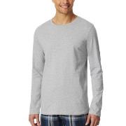 Schiesser Mix and Relax Long Sleeve Grå bomull Medium Herre