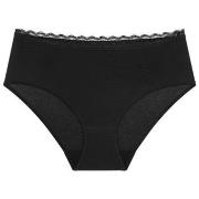 Triumph Truser Feel Of Cotton Midi Brief Svart bomull 42 Dame