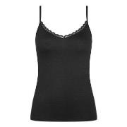 Triumph Feel Of Cotton Spaghetti Top Svart bomull 38 Dame