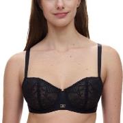 Chantelle BH Origins Lace Unlined Demi Bra Svart nylon D 75 Dame