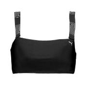 Puma Bandeau Bikini Top Svart/Hvit Medium Dame