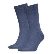 Puma Strømper 2P Classic Piquee Socks Jeansblå Str 47/49 Herre