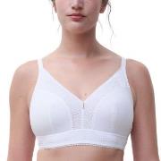 Chantelle BH EasyFeel Wirefree Support Bra Hvit nylon F 70 Dame