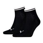 Puma Strømper 2P Heritage Quarter Socks Svart Str 35/38