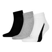 Puma Strømper 3P Lifestyle Quarter Socks Hvit/Svart Str 43/46