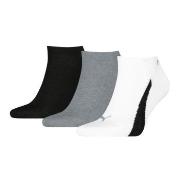 Puma Strømper 3P Lifestyle Sneaker Socks Hvit/Grå Str 43/46