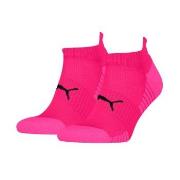 Puma Strømper 2P Sport Cushioned Sneaker Socks Rosa Str 39/42