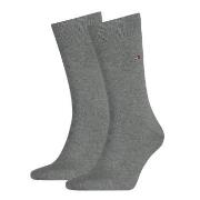 Tommy Hilfiger Strømper 2P Men Classic Sock Grå Str 47/49 Herre