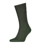 Tommy Hilfiger Strømper Premium Basket Wool Socks Mørkgrørnn  Str 43/4...