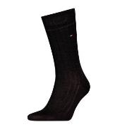 Tommy Hilfiger Strømper Premium Rib Crew Socks Mørkgrå  Str 47/48 Herr...