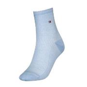 Tommy Hilfiger Strømper Women Premium Rib Short Socks Lysblå Str 39/42...