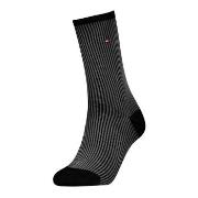 Tommy Hlfiger Women Premium Stripe Socks Strømper Svart Str 39/42 Dame