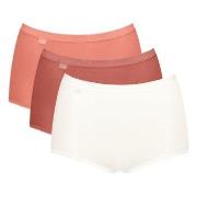 Sloggi Truser 3P Basic Plus Maxi Colored Lakserosa bomull 50 Dame
