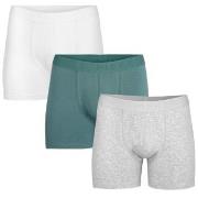Pierre Robert 3P For Men Boxers Blå/Grå økologisk bomull Small Herre