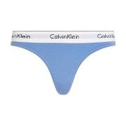 Calvin Klein Truser Modern Cotton Field Olive Thong Hvit/Blå Large Dam...