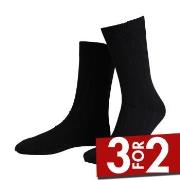 Amanda Christensen Strømper Grade Wide Rib Ankle Socks Svart Str 43/46