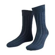 Amanda Christensen Strømper Grade Wide Rib Ankle Socks Mørkblå Str 43/...