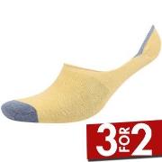 Amanda Christensen Strømper True Contrast Invisible Sock Gul Str 43/44