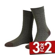 Amanda Christensen Strømper True Dot Ankle Sock Oliven Str 47/50