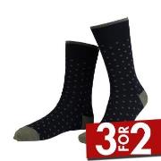 Amanda Christensen Strømper True Dot Ankle Sock Svart/Grå Str 43/46