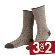 Amanda Christensen Strømper True Dot Ankle Sock Lysbrun  Str 47/50