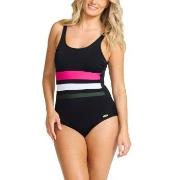 Damella Annabella Chlorine Resistent Swimsuit Svart/Rosa polyester 44 ...