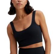 Pierre Robert BH Sports Bra Rib Svart polyamid XS/S Dame