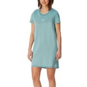 Schiesser Short Sleeve Sleepshirt Lysegrønn bomull 40 Dame