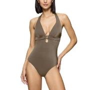 Triumph Midnight Swim OP 01 Swimsuit Khaki E 38 Dame