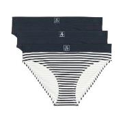 Marc O Polo Bottom Briefs Truser 3P Hvit/Marine bomull Small Dame