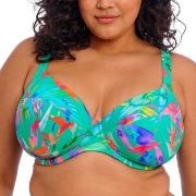 Elomi Toyama Tides Underwire Plunge Bikini Top Mixed G 85 Dame