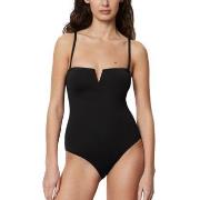 Marc O Polo Bandeau Swimsuit Svart X-Large Dame