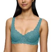 Triumph BH Amourette Wired Bra With Lace Turkis C 90 Dame