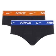 Nike 2P Everyday Cotton Stretch Briefs Blå/Oransje bomull X-Large Herr...