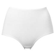 Trofe Cotton Midi With Elastan Truser Hvit bomull X-Large Dame