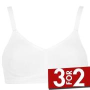 Damella BH Carla Soft Bra Hvit polyester D 70 Dame