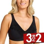 Damella BH Felice Soft Bra Svart bomull C 100 Dame