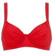 Damella Sophia Basic Underwired Bikini Bra Rød polyester F 44 Dame