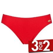 Damella Brigitte Textured Bikini Brief Rød nylon 38 Dame