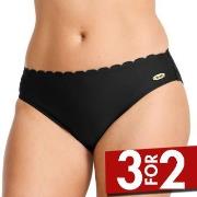 Damella Emily Wavy Bikini Brief Svart 48 Dame