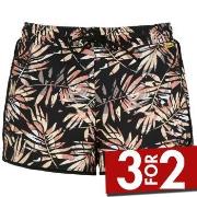 Damella Uma Bikini Shorts Svart mønstret X-Large Dame