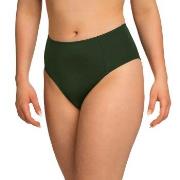 Wiki Swim Tai Highwaist Brief Mørkgrørnn  48 Dame