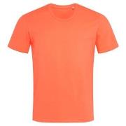 Stedman Clive Relaxed Men Crew Neck Aprikos ringspunnet bomull Large H...