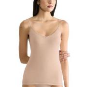 Sloggi GO Daily Cotton Spaghetti Top Beige bomull Small Dame