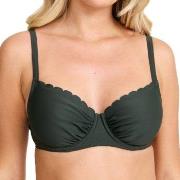 Damella Grace Wavy Bikini Bra Mørkgrørnn  B/C 42 Dame