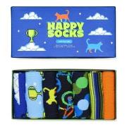 Happy socks Strømper 7P Seven Days Socks Gift Set Blå bomull Str 41/46