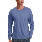 Calida Remix Basic Sleep Long Sleeve Shirt Blå bomull XX-Large Herre