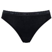 Sloggi Truser 3P 24 7 100 Tai Briefs Svart bomull 42 Dame
