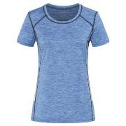 Stedman Recycled Women Sports-R Reflect Blå polyester Medium Dame